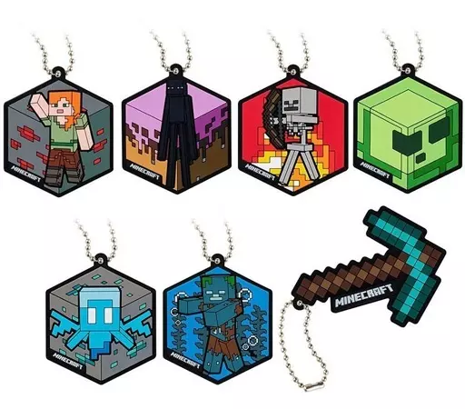 全7種セット 「マインクラフト カプセルラバーマスコット2」