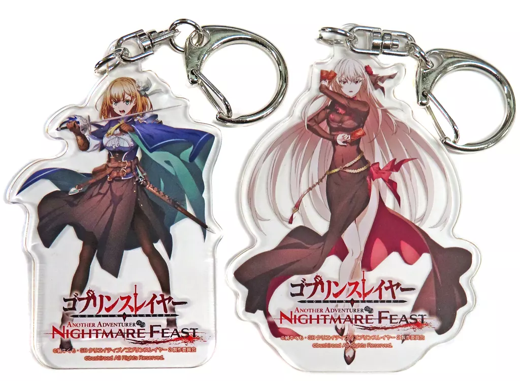 ギルドマスター＆殲血姫 アクリル 2個セット 「Switchソフト ゴブリンスレイヤー -ANOTHER ADVENTURER- NIGHTMARE FEAST ファミ通DXパック 3Dクリスタルセット」 同梱特典