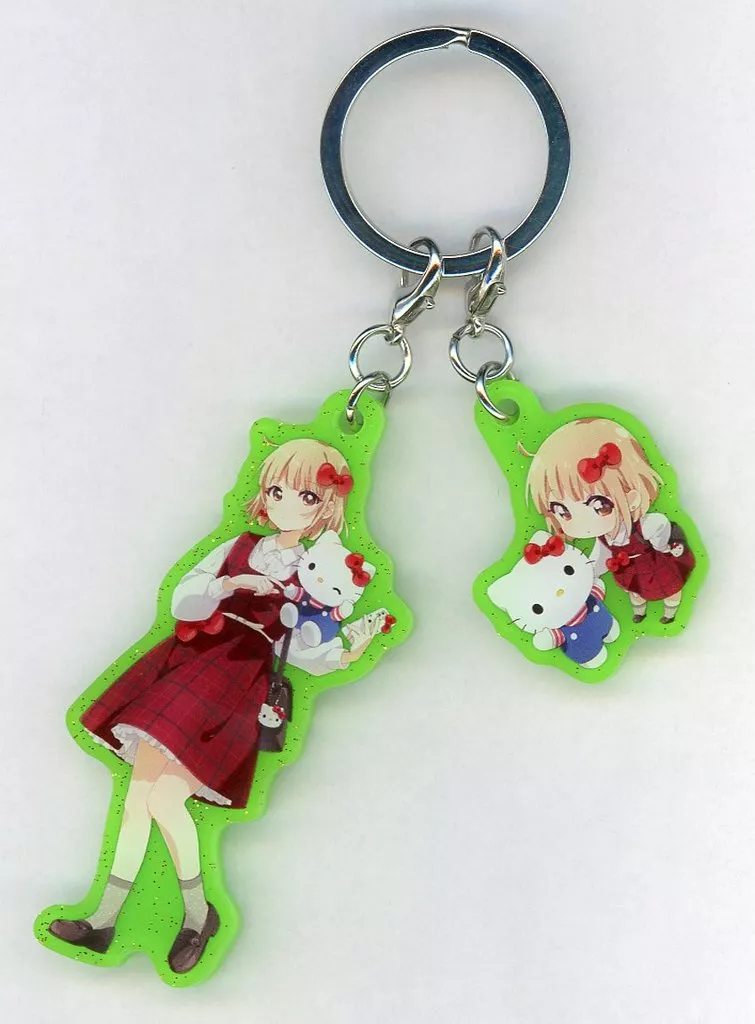 大室撫子＆ハローキティ ラメ入りアクリル 「ゆるゆり＆大室家×サンリオキャラクターズ PremiumShop」