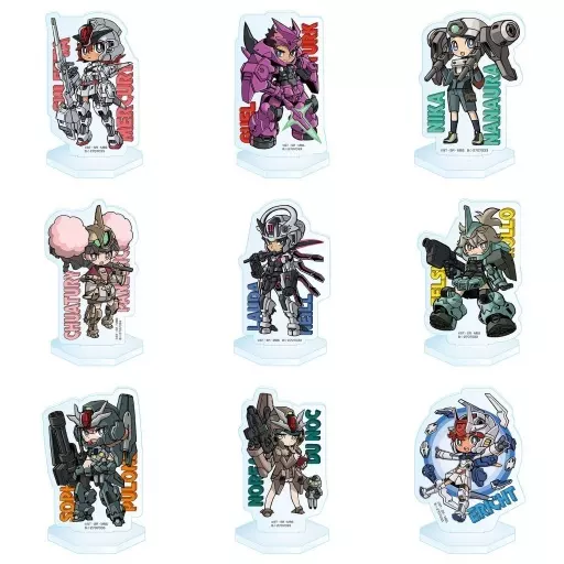 全9種セット 「機動戦士ガンダム 水星の魔女 メカぐるみアクリルスタンド2」_image