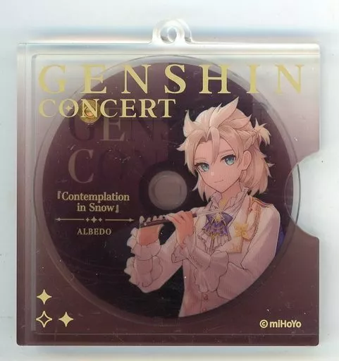 アルベド 塵世華章シリーズ キャラCD風アクリル(キャラクターストラップ) 「原神 GENSHIN CONCERT 2023 Melodies of an Endless Journey」