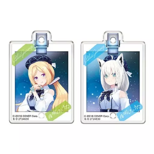 セット1(アキ・ローゼンタール＆白上フブキ) 「ホロライブBlue Journey『夜明けのうた』 アクリルチャームセット」