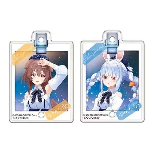 セット5(戌神ころね＆兎田ぺこら) 「ホロライブBlue Journey『夜明けのうた』 アクリルチャームセット」