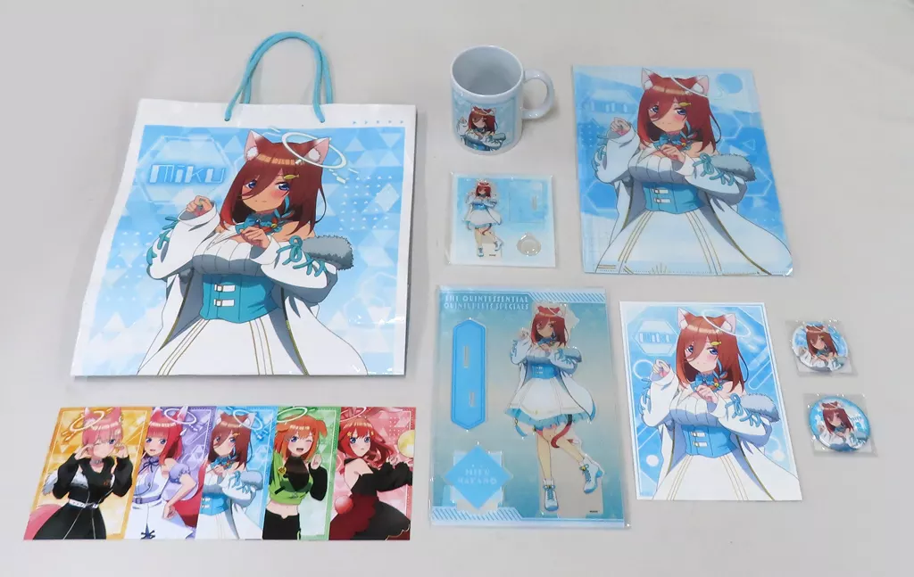 グッズセット　中野三玖 推し袋 中野三玖セット 「五等分の花嫁∽×ドン・キホーテ」