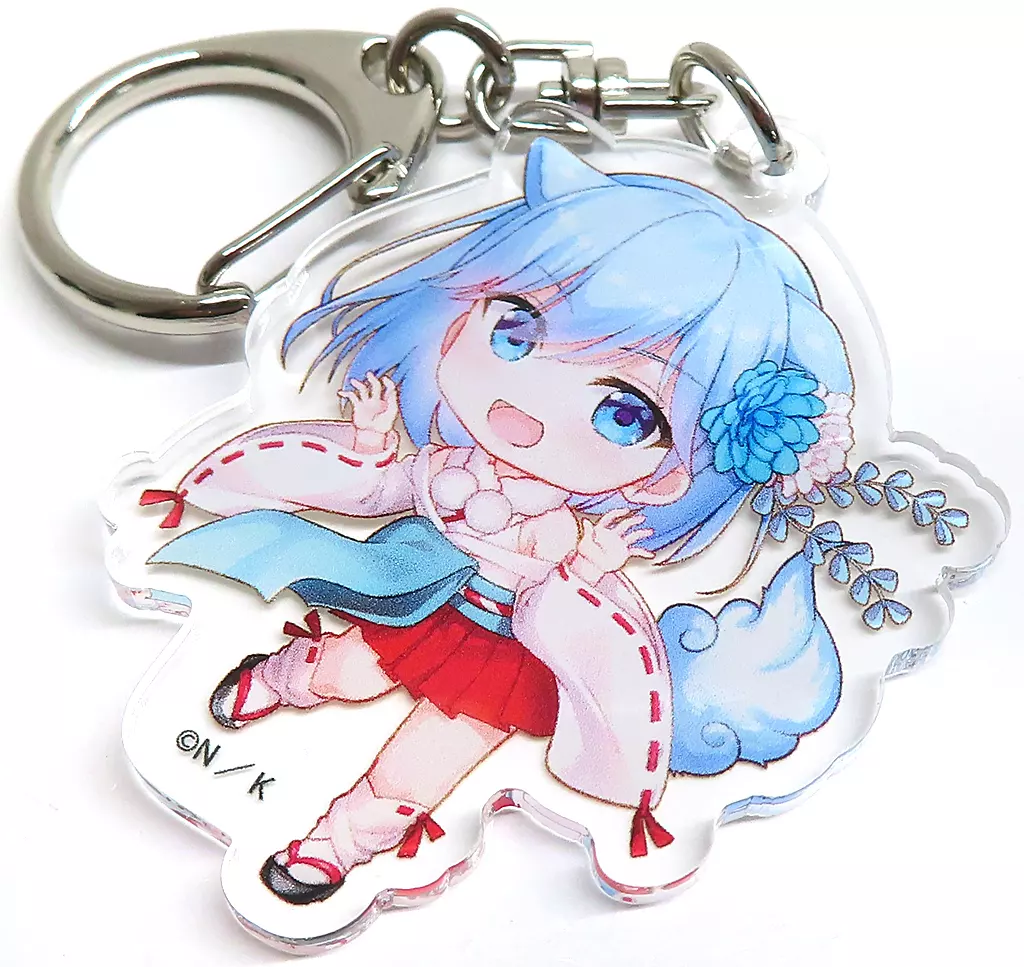 甘神朝姫(ケモ耳スタイル) アクリル 「DMMスクラッチ! 甘神さんちの縁結び ケモ耳スタイル＆ナイトウェア」 D-3賞