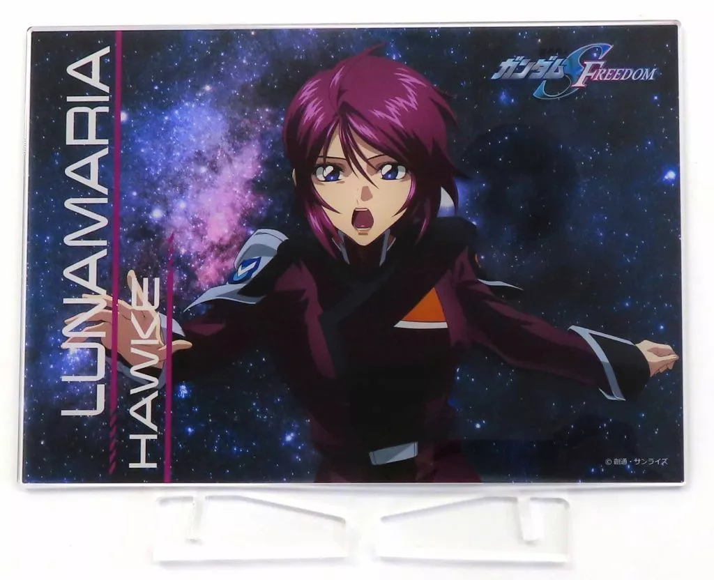 アクリルスタンド・アクリルパネル　ルナマリア・ホーク アクリルボード 「機動戦士ガンダムSEED FREEDOM THE EXPERIENCE」 『キラ・ヤマト行きます!発進スロットル・ルーレット!』 S賞：ストライクフリーダム