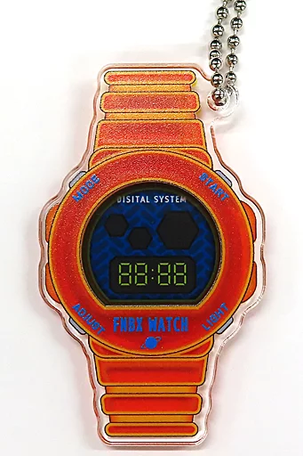 スポーツウォッチ 「90’s スケルトンモチーフ アクリルボールチェーン」