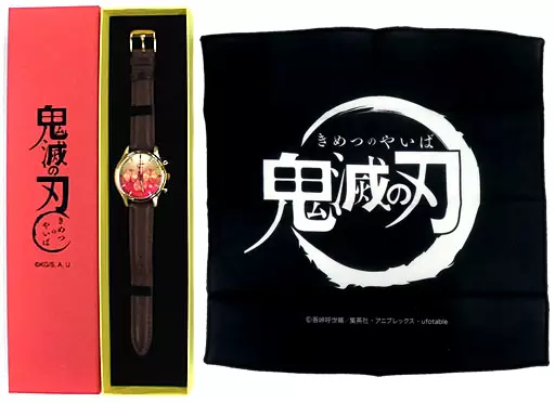 煉獄杏寿郎 コラボレーションデザインウォッチ(時計拭き ロゴデザイン) 「鬼滅の刃×TiCTAC」