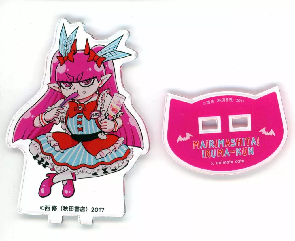 アクリルスタンド・アクリルパネル バルバトス・バチコ BIGアクリルスタンド 「魔入りました!入間くん×魔界の主役は我々だ!×animatecafe」