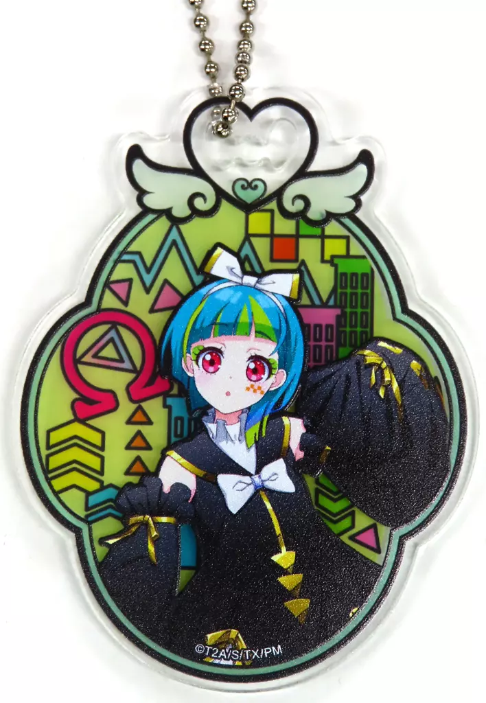 御芽河あうる アクリルチャーム 「まるくじ ワッチャプリマジ! 漆黒の明星氏プロデュース!? マジヤバ尊いコーデ ～めちゃマジスペシャルVer.～」 中吉