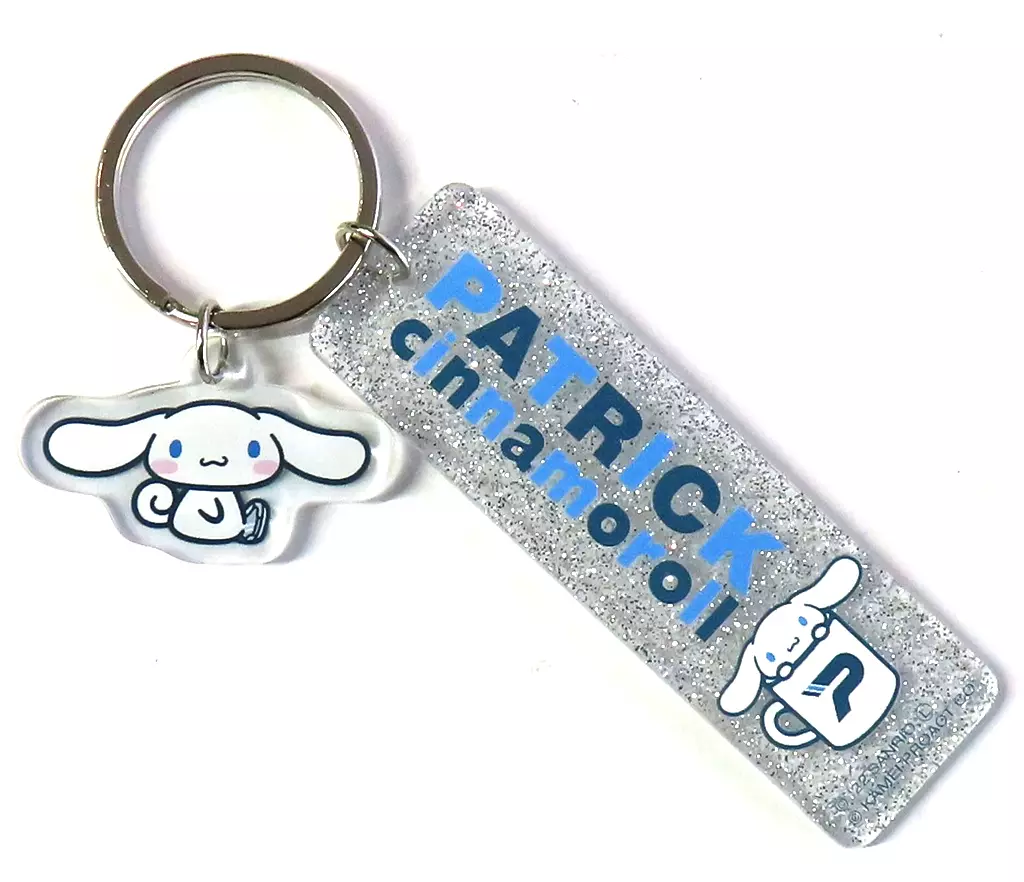 シナモロール20th(シルバー) アクリルキーリング 「シナモロール×パトリック(PATRICK)」