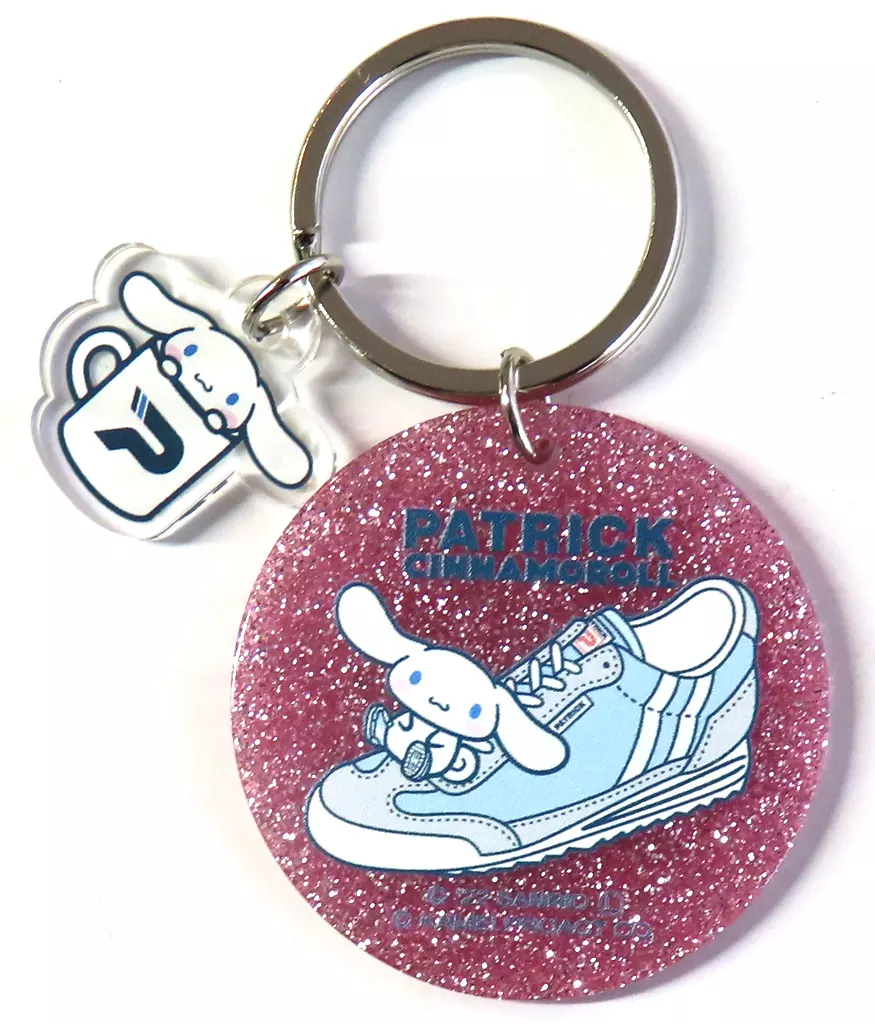 シナモロール20th(ピンク) アクリルキーリング 「シナモロール×パトリック(PATRICK)」