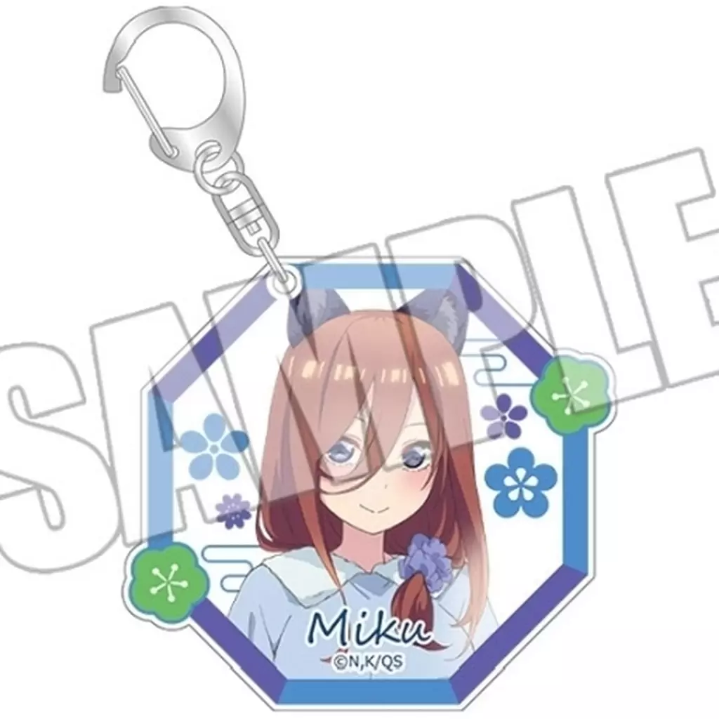 中野三玖 アクリル ＜FIVE Memories あにまるガールズ＞ 「きゃらっとくじ発売5周年記念 TVスペシャルアニメ 五等分の花嫁∽ ～FIVE Memories～」