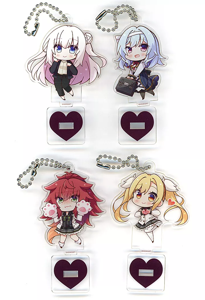 SDアクリルセット(4個組) 「恋にはあまえが必要です」 C103グッズ