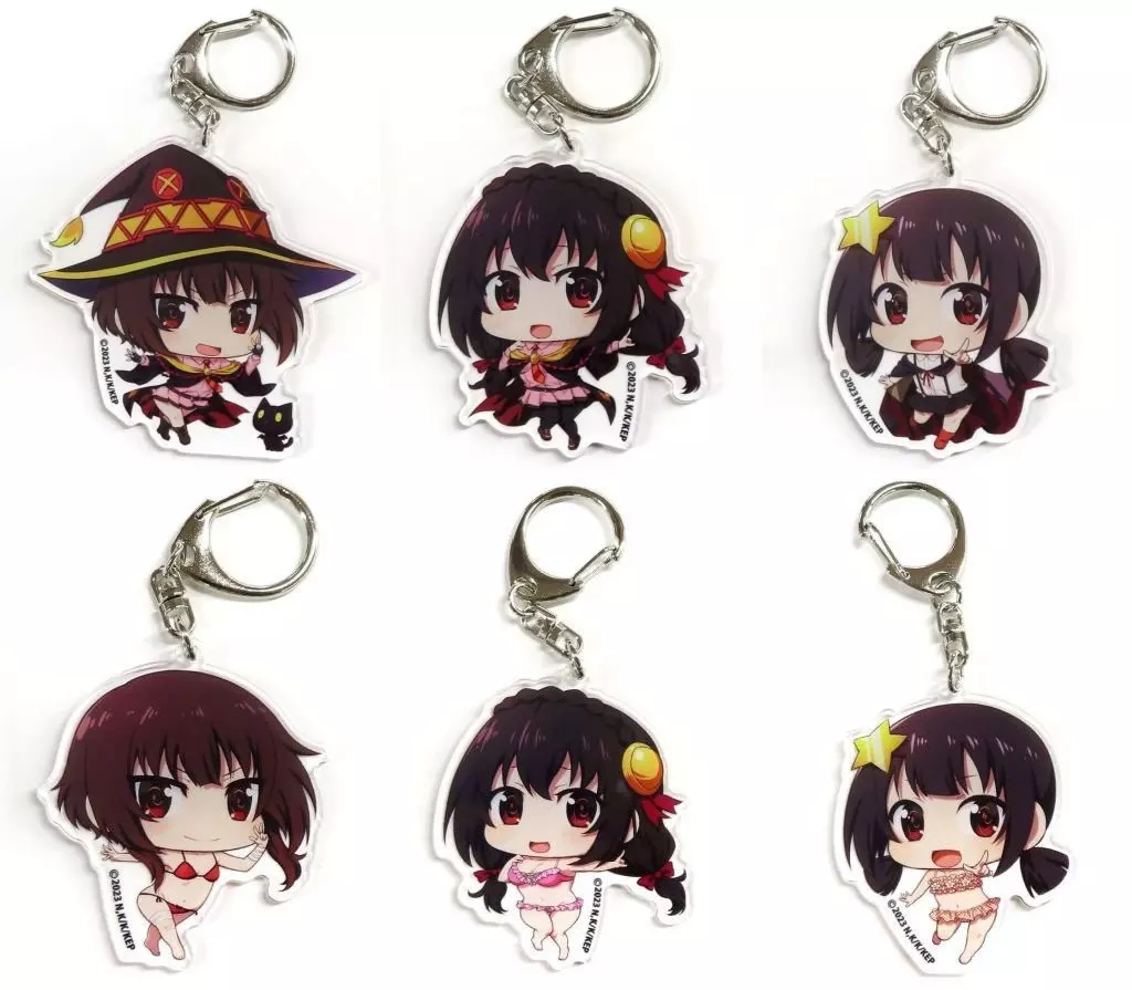 全6種セット アクリル 「くじメイト×どこプラ この素晴らしい世界に爆焔を! オンラインくじ」 C賞