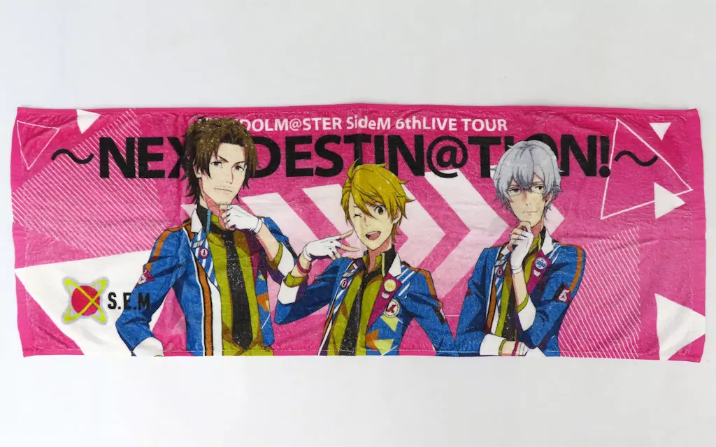 S.E.M 開催記念 公式プロデュースタオル 「THE IDOLM＠STER SideM 6thLIVE TOUR ～NEXT DESTIN＠TION!～」