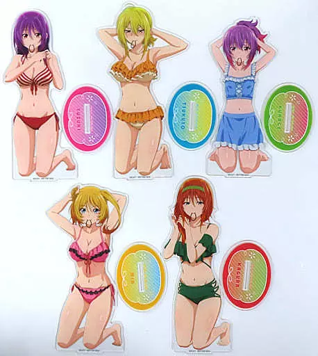 雑貨　全5種セット BIGスタンド 「てんぷる あたりツキ!トレーディング缶バッジ Vol.1」 あたり賞