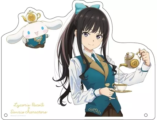 井ノ上たきな×シナモロール(館のレストランver.) BIGアクリルスタンド 「リコリス・リコイル×サンリオキャラクターズ」_image