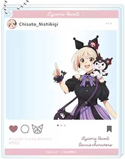 錦木千束×クロミ 「リコリス・リコイル×サンリオキャラクターズ おでかけアクリル」