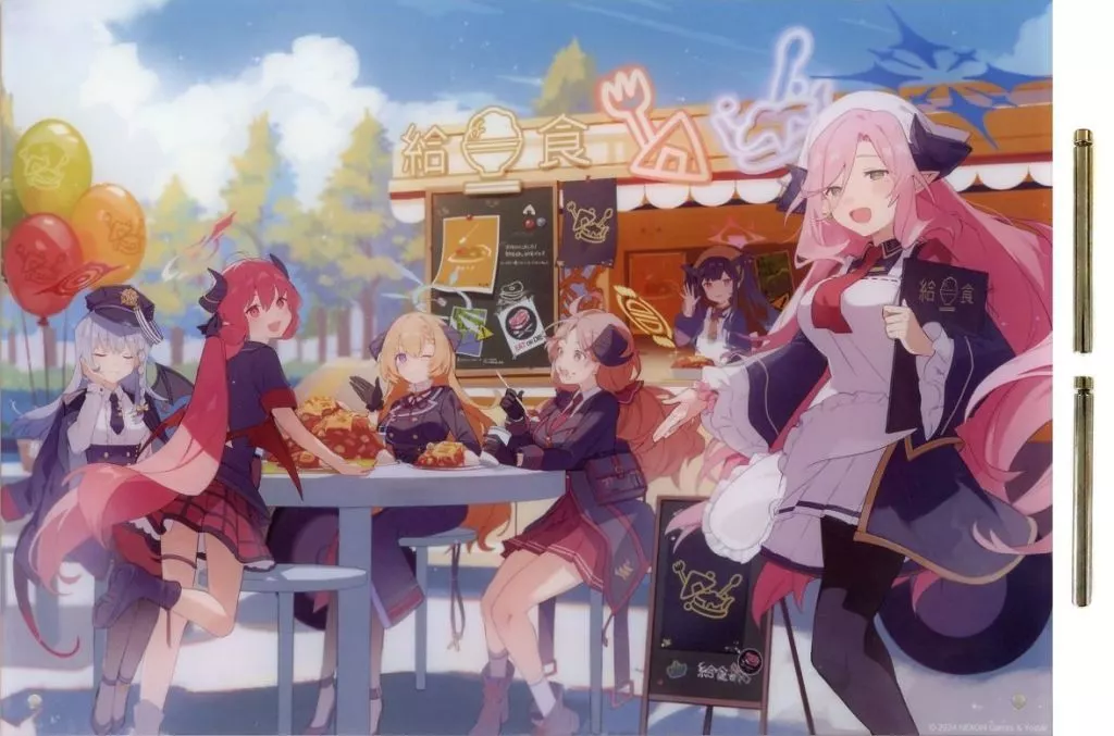 アクリルスタンド・アクリルパネル　美食研究会＆給食部 アクリルプレート 「ブルーアーカイブ 3rd Anniversary」