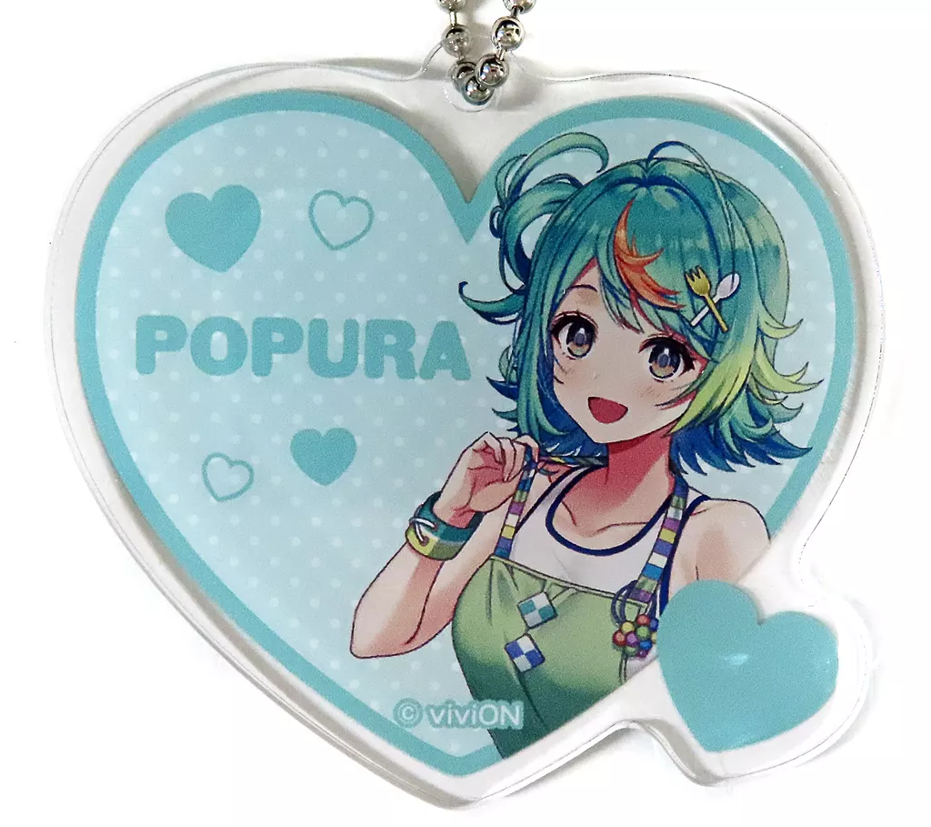 ぷわぷわぽぷら 「バーチャルYouTuber あおぎり高校×ドン・キホーテ ハート型アクリル」