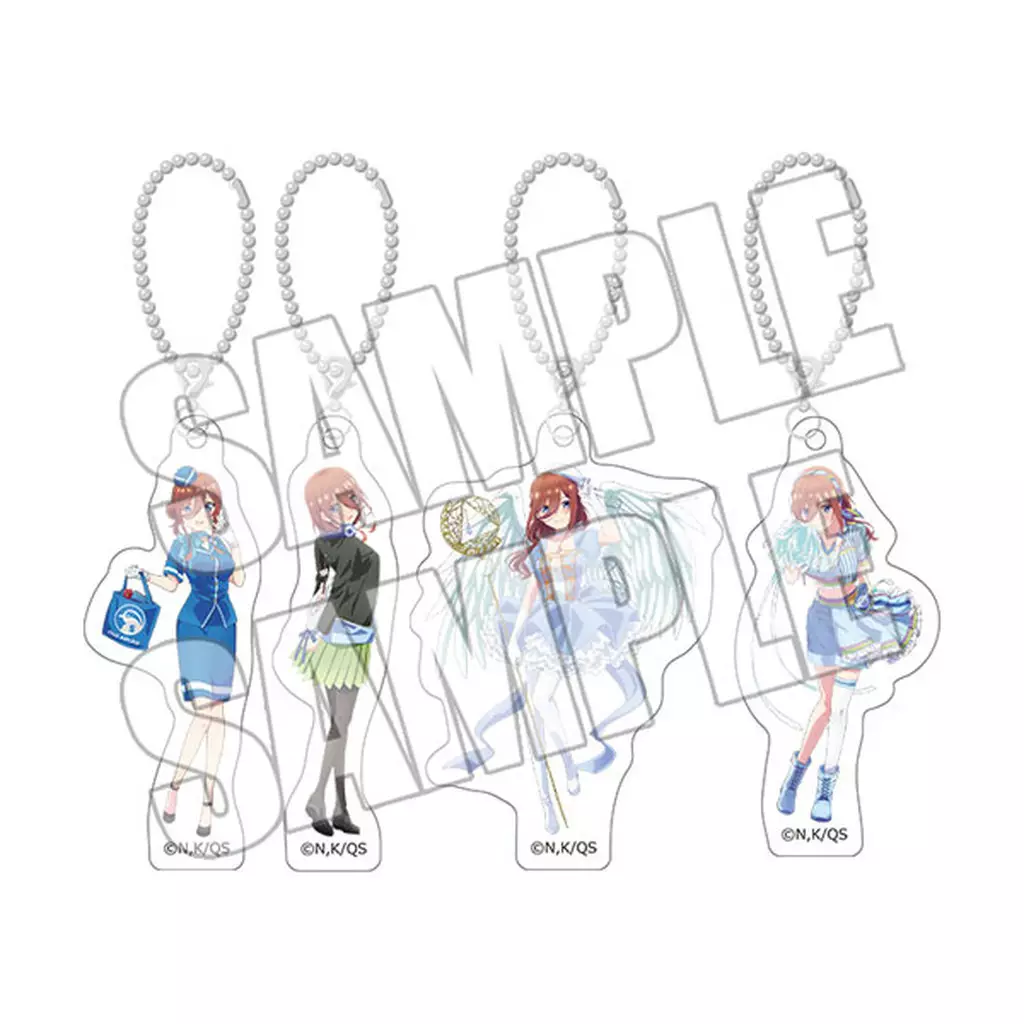 中野三玖 アクリルチャームセット ＜FIVE Memories vol.3＞ 「きゃらっとくじ発売5周年記念 TVスペシャルアニメ 五等分の花嫁∽ ～FIVE Memories～ vol.3」