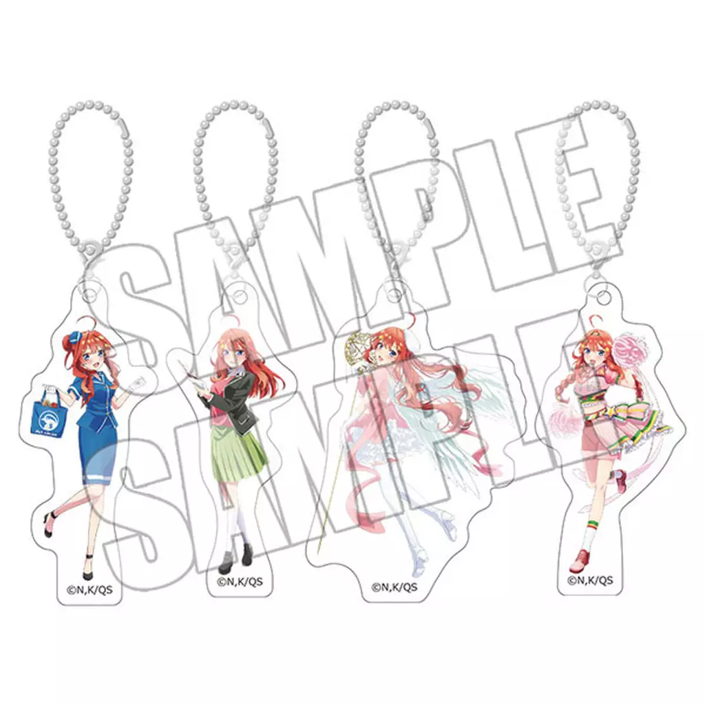 中野五月 アクリルチャームセット ＜FIVE Memories vol.3＞ 「きゃらっとくじ発売5周年記念 TVスペシャルアニメ 五等分の花嫁∽ ～FIVE Memories～ vol.3」