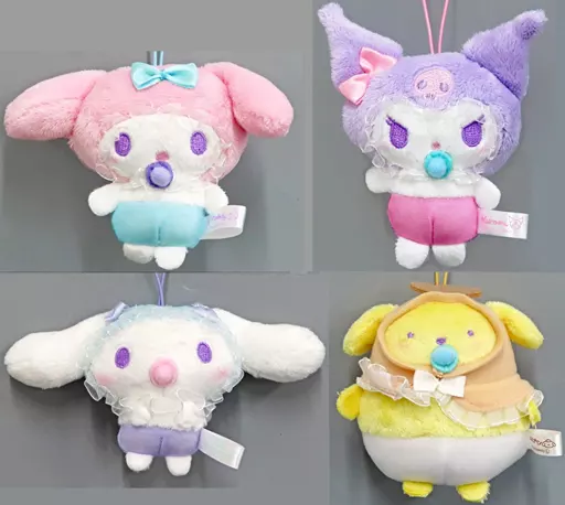 全4種セット シュガーパーティおともだちおむつマスコット 「サンリオキャラクターズ」