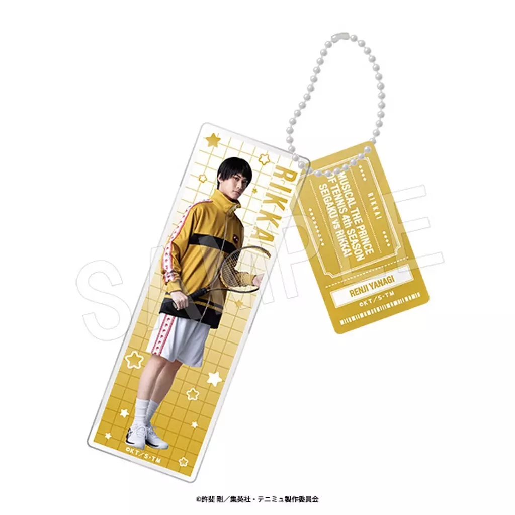 梶山武雅(柳蓮二) アクリル 「ミュージカル『テニスの王子様』4thシーズン 青学vs立海 POP UP SHOP＆CAFE in TreeVillage」
