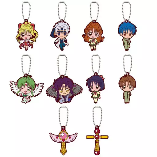 全10種セット 「神風怪盗ジャンヌ カプセルラバーマスコット」