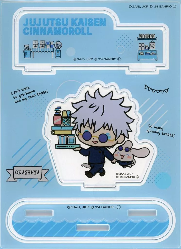 五条悟＆シナモロール アクリルスタンド 「呪術廻戦 懐玉・玉折×サンリオキャラクターズPOPUP STORE」_image
