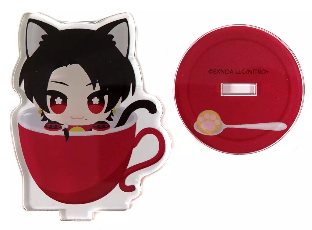 加州清光 「刀剣乱舞-ONLINE- 刀猫男士×コラボカフェ本舗 『刀猫Cafe』第一弾 アクリルスタンド」