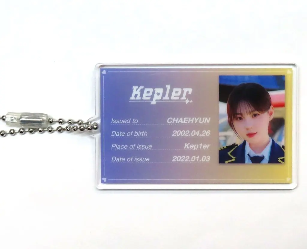 チェヒョン メンバーアクリルキーリング 「Kep1er JAPAN FAN CONCERT 2024 ＜FLY-HIGH＞」