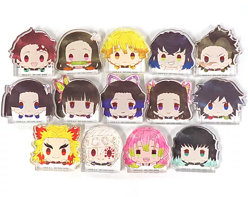 全14種セット みててねアクリッツマスコット 「一番くじ 鬼滅の刃 ～思い出の蝶屋敷～」 E賞