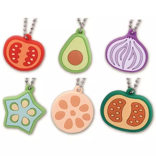 全6種セット 「レジ袋めくりマスコット お野菜編」