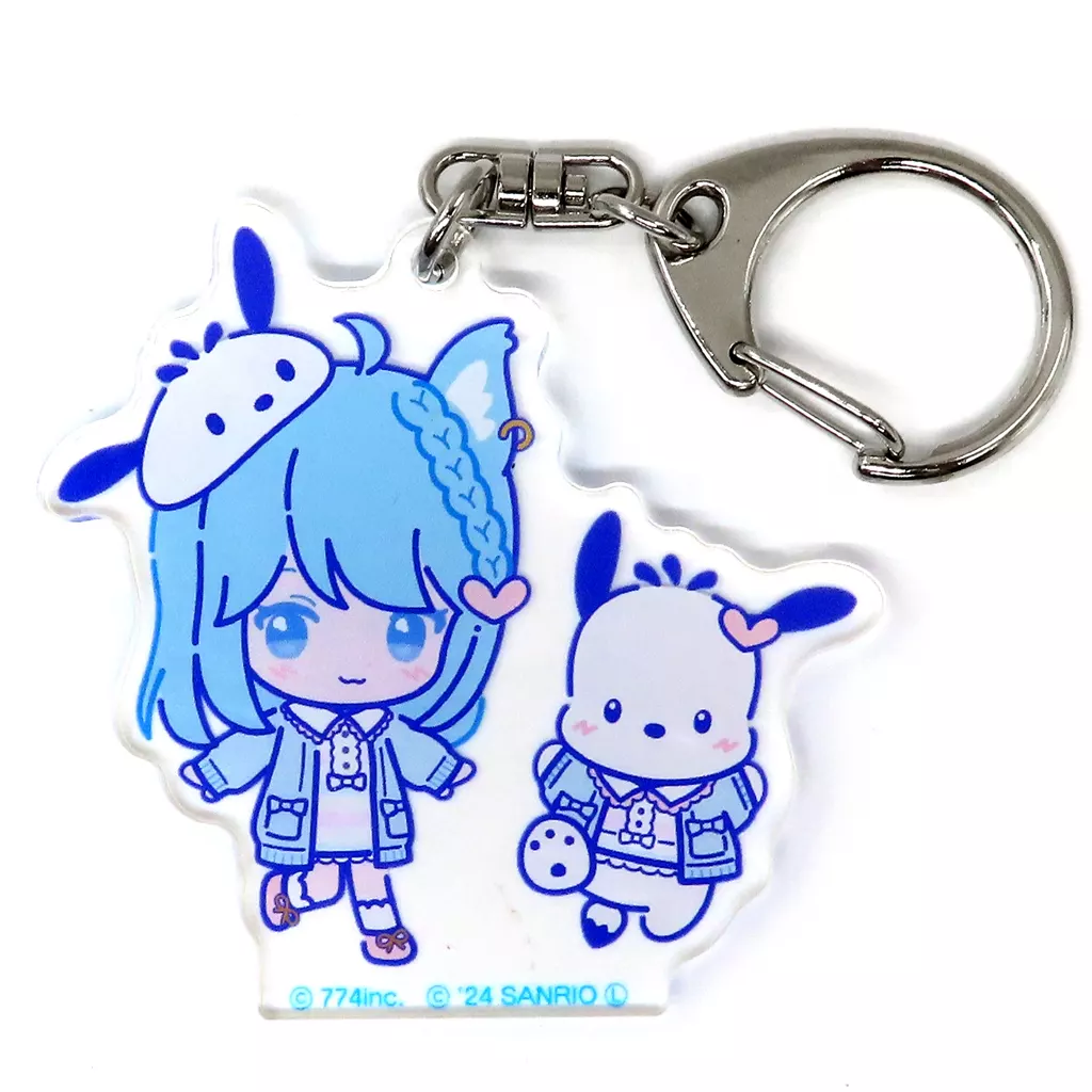 宗谷いちか×ポチャッコ サンリオキャラクターズコラボ2024 アクリル 「バーチャルYouTuber ななしいんく×サンリオキャラクターズ」