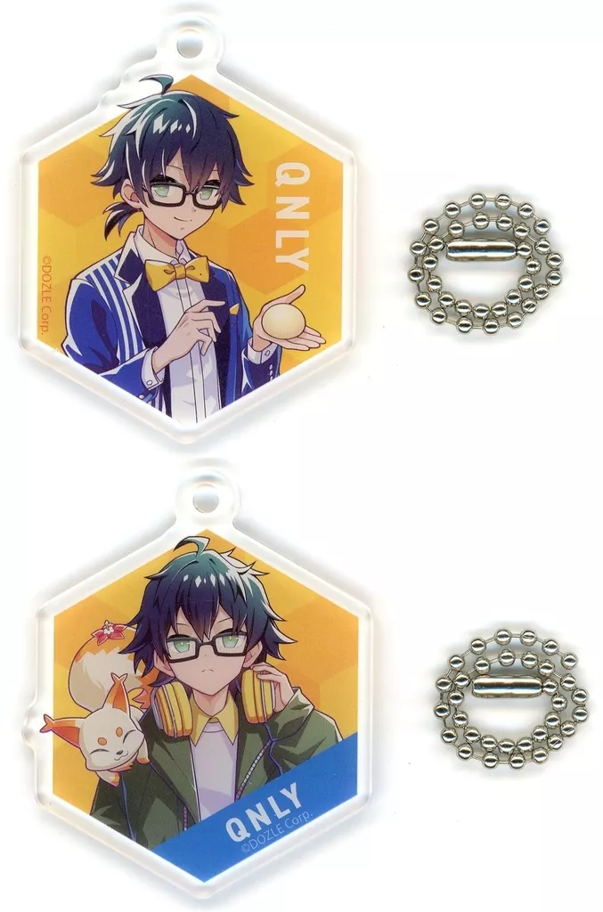 全2種セット おんりー アクリル「ドズル社×ローソン キャンペーン」 ヘーゼルナッツチョコレートミルク同梱品