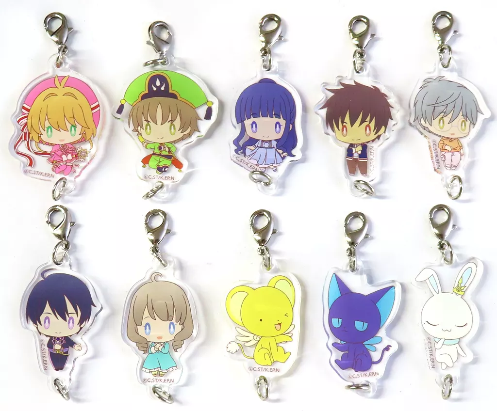 全10種セット 「カードキャプターさくら Limited Shop in マルイ トレーディング連結アクリルチャーム」