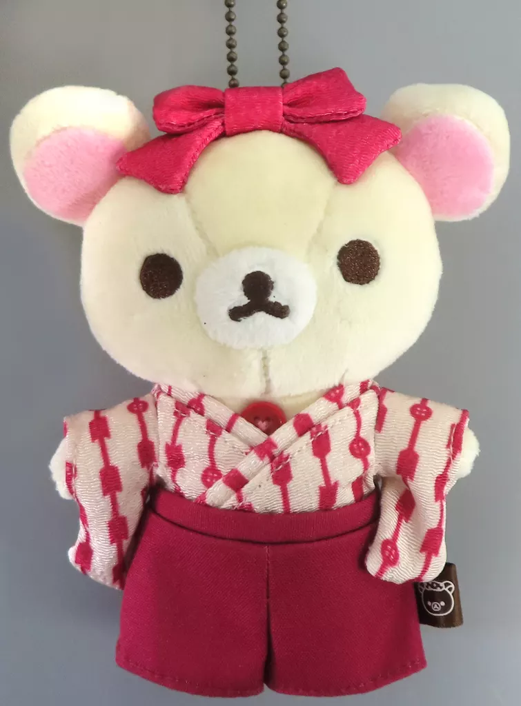 コリラックマ(道後) ぶらさげぬいぐるみ 「リラックマ」 おみやげどころ りらっくまの湯 道後限定