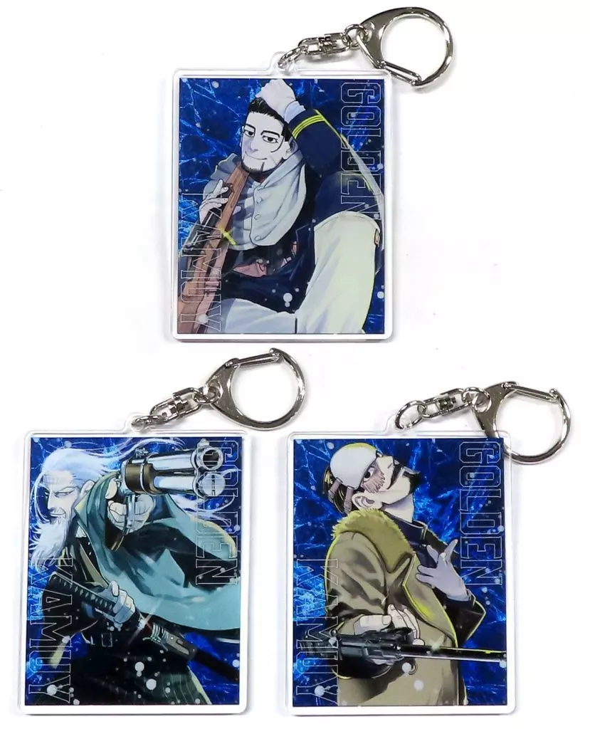 鶴見＆土方＆尾形 アクリル3種セット B 「映画『ゴールデンカムイ』」 セブンネット限定 グッズ付きムビチケカード型前売券 購入特典