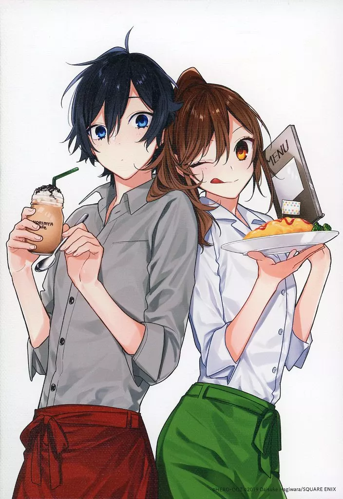 A.宮村伊澄＆堀京子(カフェ店員) キャンバスパネル 「ホリミヤ展」