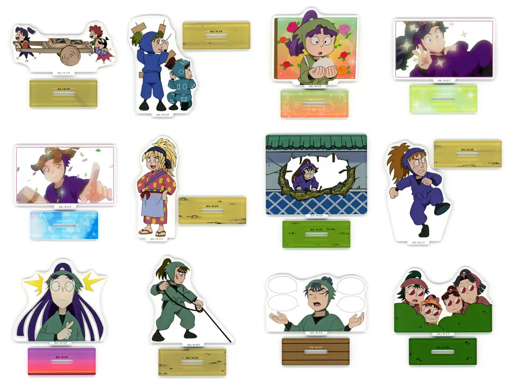 全12種セット 「忍たま乱太郎原画展 ~アニメ放送30年ありがとうの段~ 30シリーズ アニメシーンアクリルスタンドコレクションA」