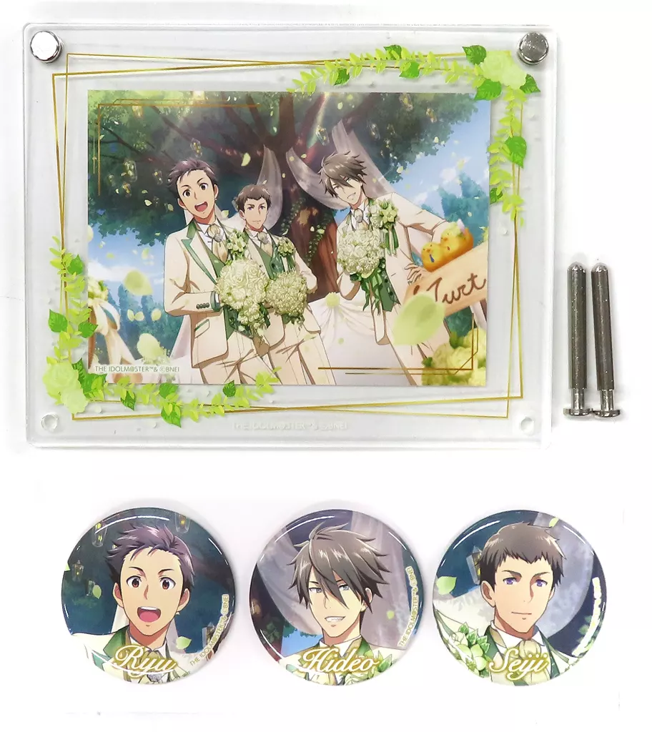 FRAME(Swing Your Leaves) フォトフレーム＆缶バッジセット 「アイドルマスター SideM」
