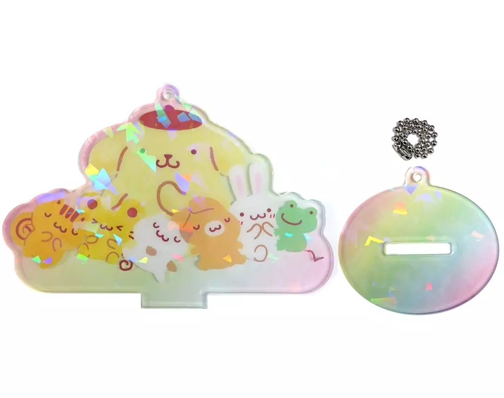 集合(チームプリン/おひるね) クリアスタンド オーロラVer. 「ポムポムプリン」