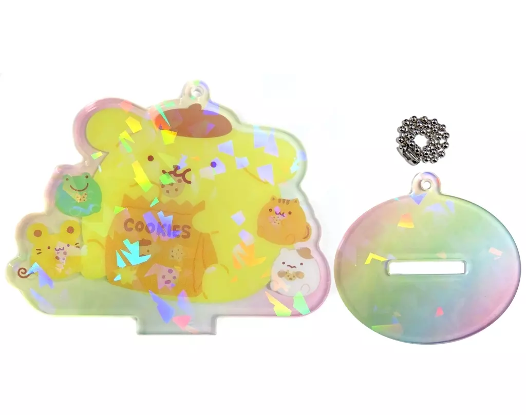集合(チームプリン/ぷくぷく) クリアスタンド オーロラVer. 「ポムポムプリン」
