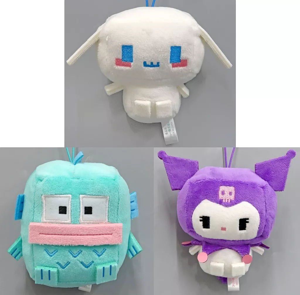 全3種セット きゅびふわマスコット 「サンリオキャラクターズ」