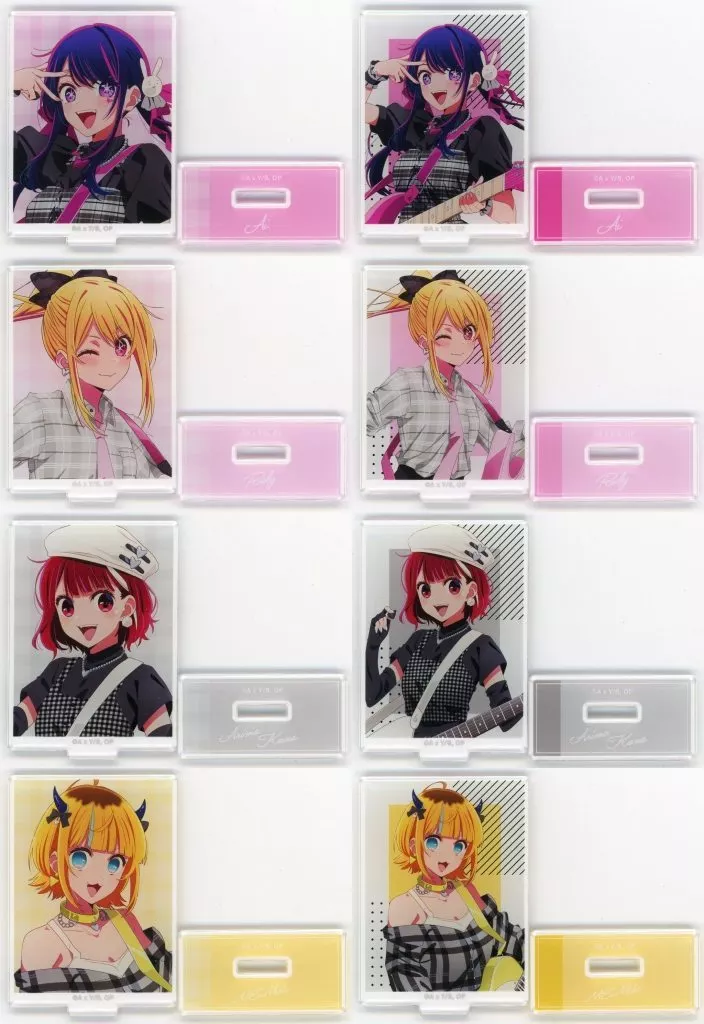アクリルスタンド・アクリルパネル　全8種セット 「【推しの子】 描き下ろし ロックバンドver. トレーディングアクリルスタンド」