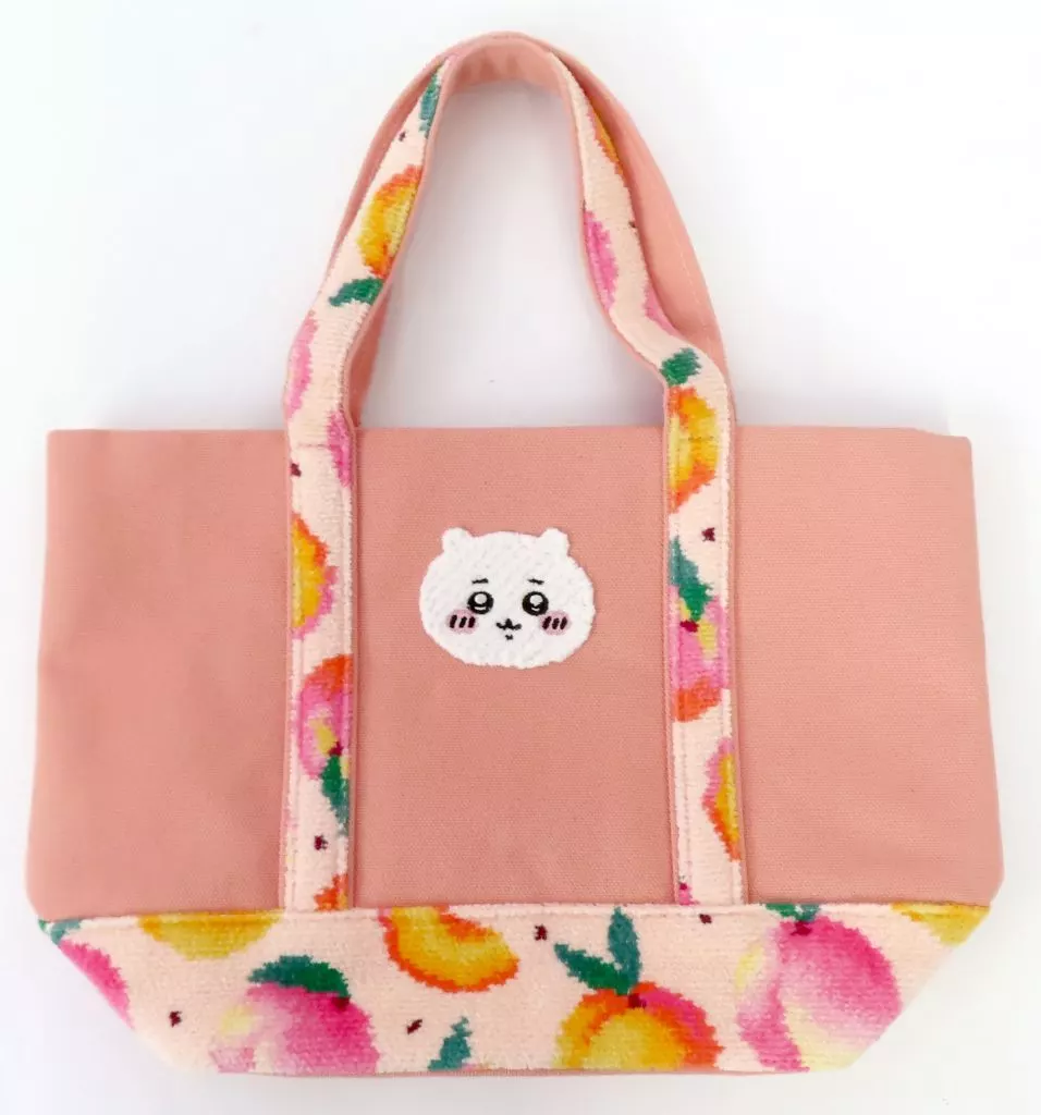 バッグ　ちいかわピーチドット 刺繍トートバッグ 「ちいかわ なんか小さくてかわいいやつ×LOVERARY BY FEILER」