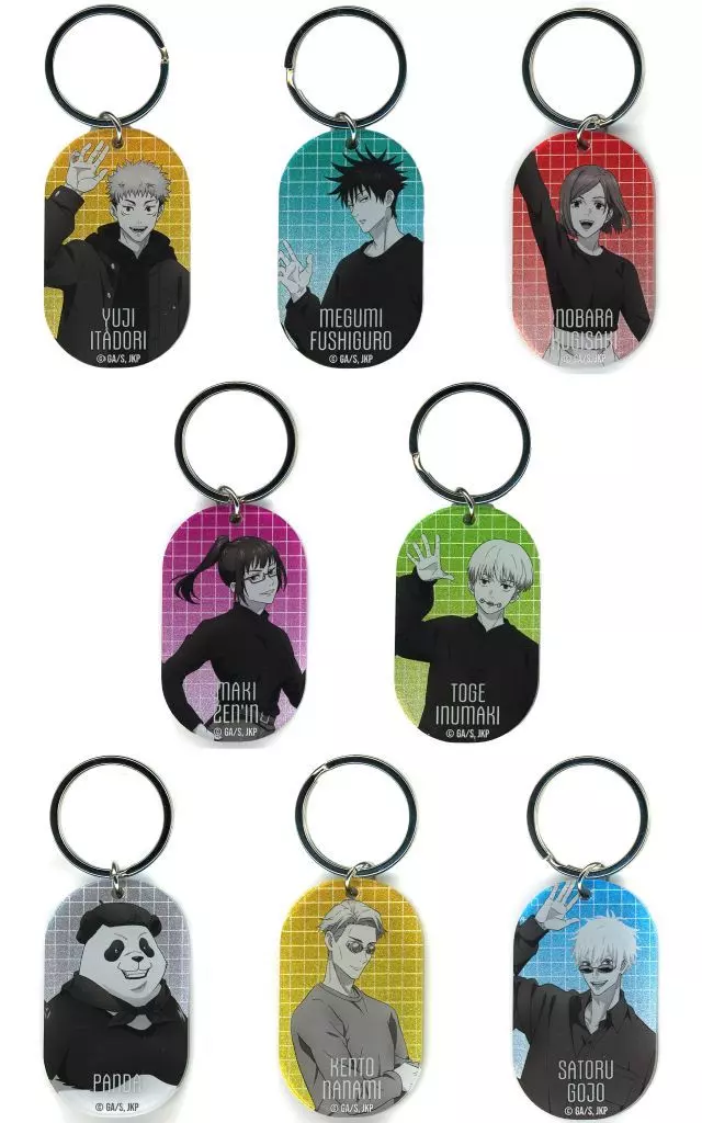 全8種セット 「呪術廻戦 メタリックアクリル～私服ver.～」