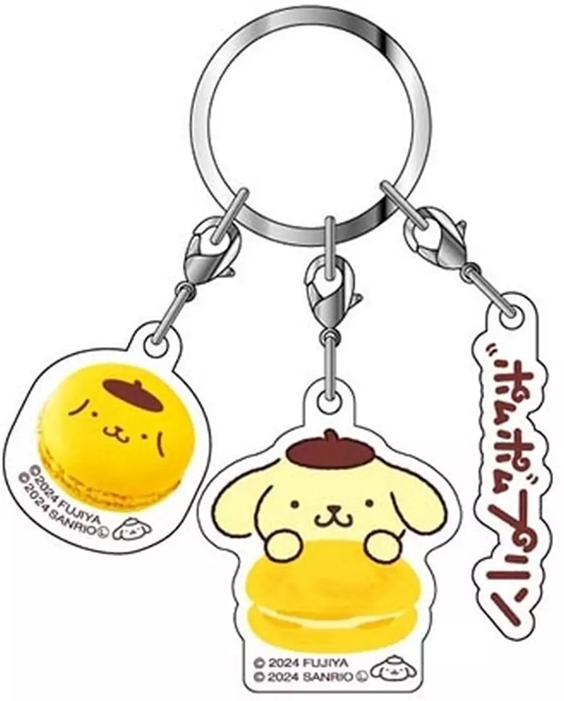 5.ポムポムプリン マカロン 3連アクリル 「サンリオキャラクターズ」
